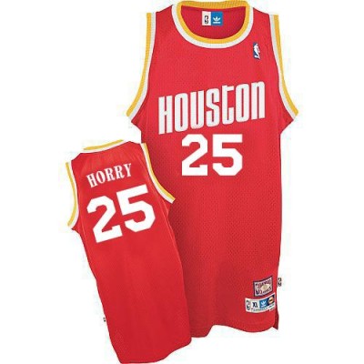 Houston Rockets #25 Robert Horry Red Throwback Stitched NBA Jersey Men's